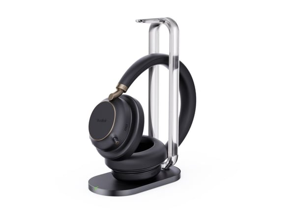 Yealink BH76 Plus - Hodesett - på øret / full størrelse - Bluetooth - trådløs - aktiv støydemping - USB-A via Bluetooth-adapter, USB-C via Bluetoot...