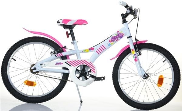 Bimbo Bike barne-sykkel Candy 20 77330, hvit/rosa