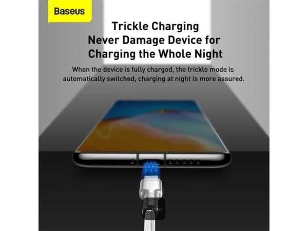 Baseus CAKF000202, 2 m, USB C, USB A, valkoinen
