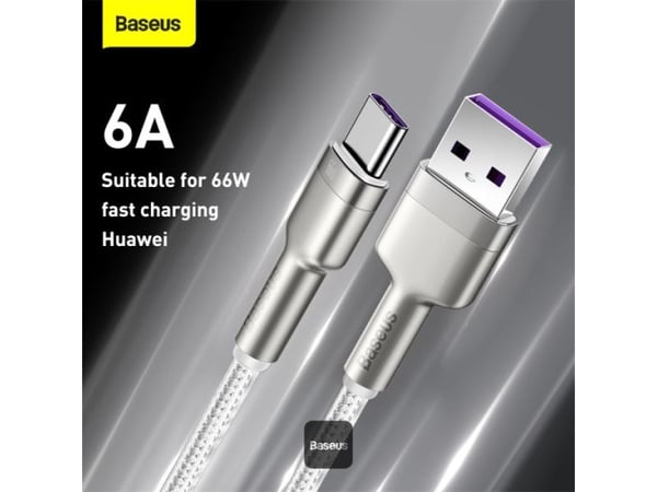 Baseus CAKF000202, 2 m, USB C, USB A, valkoinen