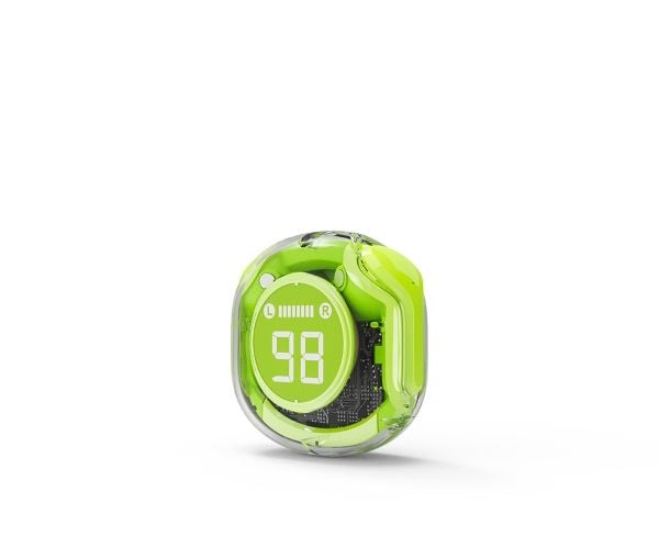 Gembird TWST-01 - True wireless-hodetelefoner med mikrofon - i øret - Bluetooth - grønn