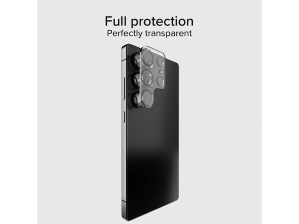 SBS TECAMGLSAS25U, Linsebeskytter, Gjennomsiktig, Silikon, Herdet glass, Samsung, Galaxy S25 Ultra, Motstandsdyktig mot riper