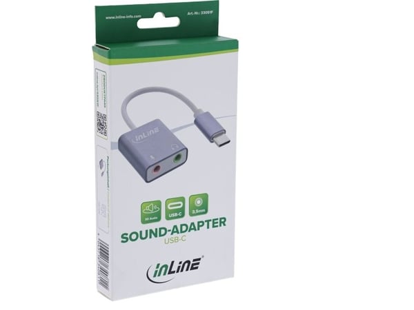 InLine 33051F, USB Type-C, 26 mm, 148 mm, 12 mm, 11 g, 26 x 148 x 12 mm