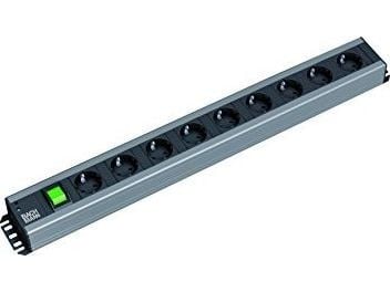 Bachmann 300.004, 2 m, Musta, Harmaa, 9 AC-pistorasia(a), 74 mm, 617 mm, 45 mm