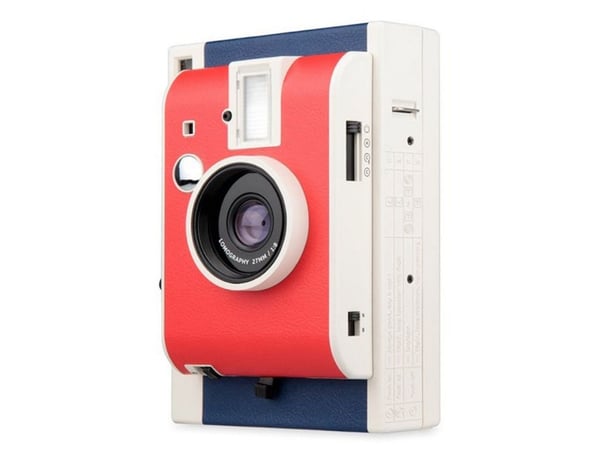 Lomography Lomo’Instant, Blå, Rød, Hvit, 0.4 - 8, Automatisk, 1/125 s, AAA, 6 V