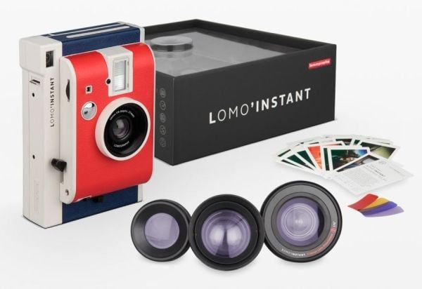 Lomography Lomo’Instant, Blå, Rød, Hvit, 0.4 - 8, Automatisk, 1/125 s, AAA, 6 V