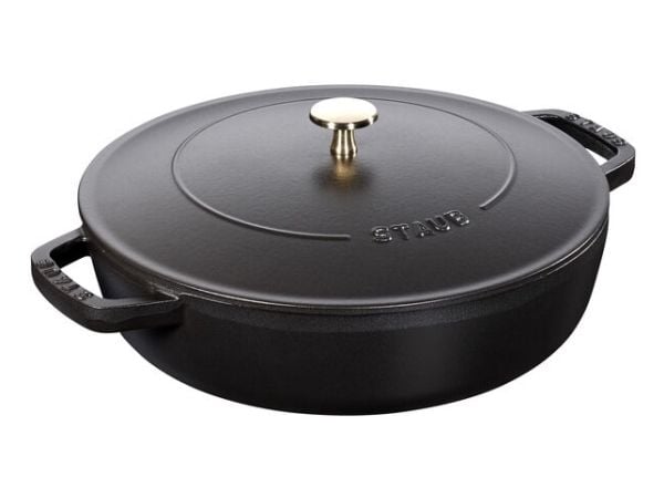 Staub 40511-472, 3,7 l, Sort, Støpejern, Emalje, Støpejern, 260 °C