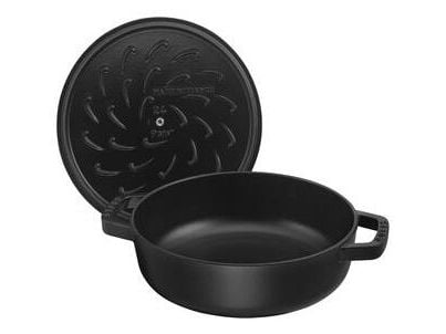 Staub 40511-472, 3,7 l, Sort, Støpejern, Emalje, Støpejern, 260 °C