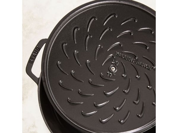 Staub 40511-472, 3,7 l, Sort, Støpejern, Emalje, Støpejern, 260 °C