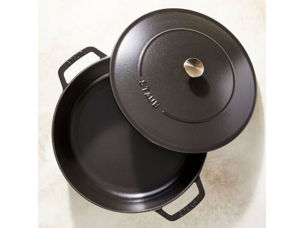 Staub 40511-472, 3,7 l, Sort, Støpejern, Emalje, Støpejern, 260 °C