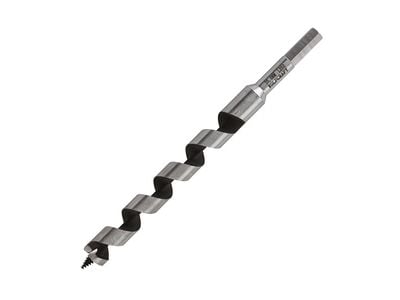 wolfcraft GmbH 7673010, Drill, Spiralborekrone, Høyrehåndsrotasjon, 1,6 cm, 400 mm, Kryssfiner, Mykt tre, Tre