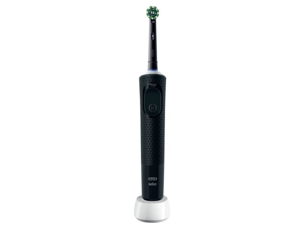 Oral-B Vitality Pro, Voksen, Roterende Tannbørste, Daglig stell, Sensitiv / Myk, Sort, 2 min, Batteri