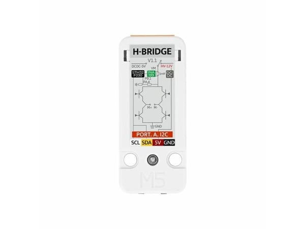 M5Stack U160-V11, Dobbel H-broblokk, M5, M5Stack, Flerfarget, 0 - 40 °C, 12 V