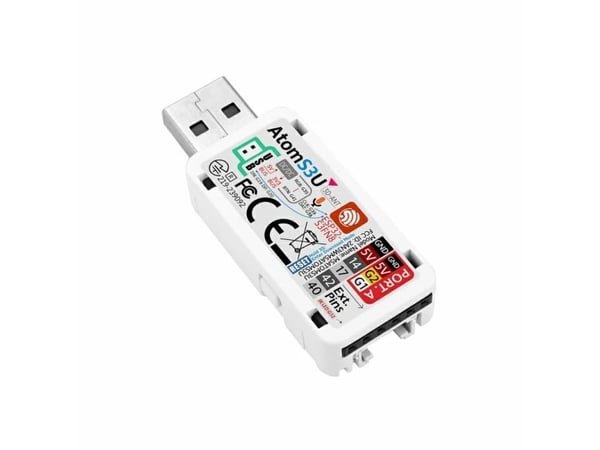 M5Stack K125, USB-grensesnitt, M5, M5Stack, Hvit, 52 mm, 20 mm