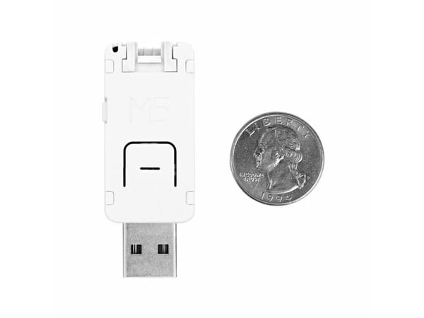 M5Stack K125, USB-grensesnitt, M5, M5Stack, Hvit, 52 mm, 20 mm