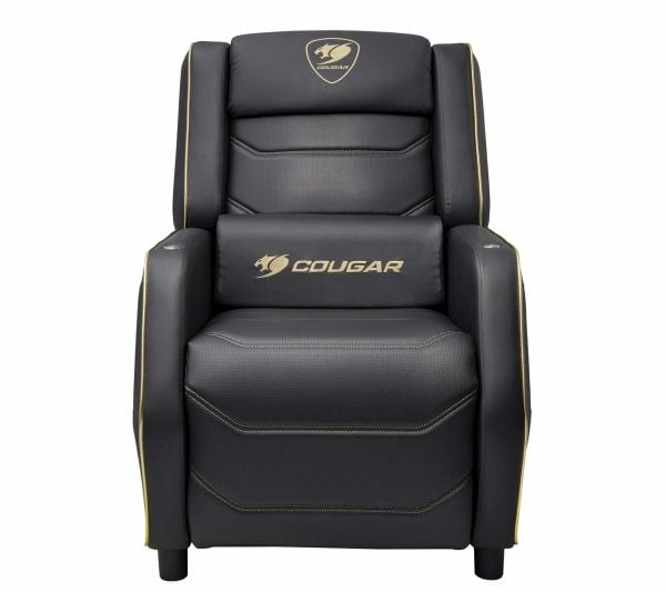 COUGAR CGR-RGP-GLB, Gaming-stol, 160 kg, Polstret Sete, Polstret Rygg, Universell, Svart