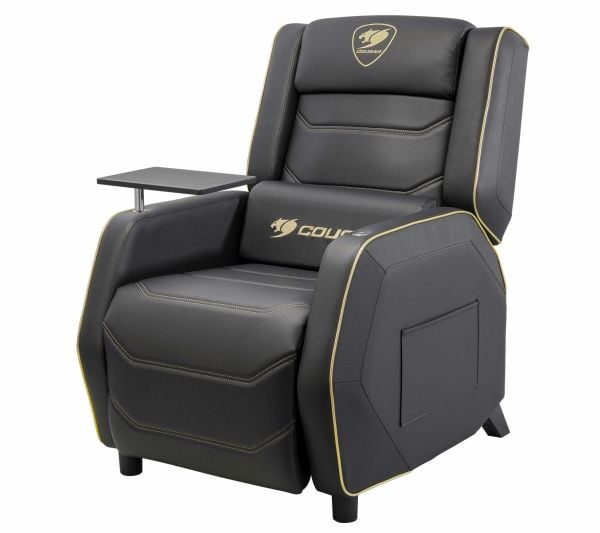 COUGAR CGR-RGP-GLB, Gaming-stol, 160 kg, Polstret Sete, Polstret Rygg, Universell, Svart