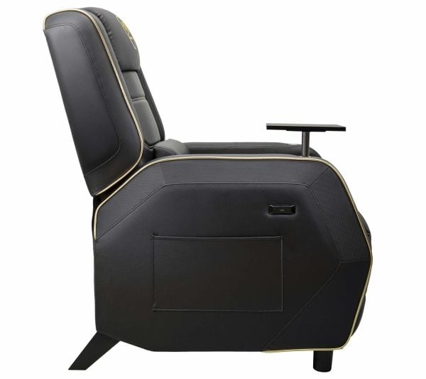 COUGAR CGR-RGP-GLB, Gaming-stol, 160 kg, Polstret Sete, Polstret Rygg, Universell, Svart