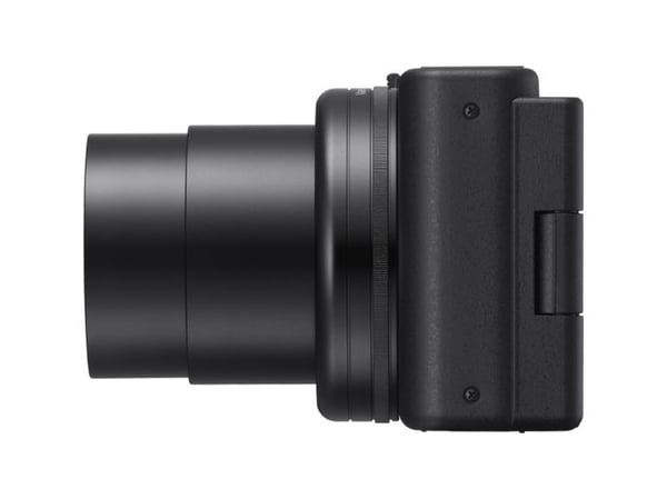 Sony VLOGCAM ZV-1A - Digitalkamera - kompakt - 20.1 MP - 4 K / 30 fps - 2.7x optisk zoom - ZEISS - Wi-Fi, Bluetooth - svart
