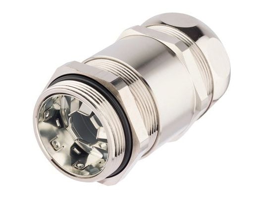 Lapp SILVYN 55506080, Rörkoppling, Förnicklad mässing, Metrisk, M12x1.5, 3 - 7 mm, IP65
