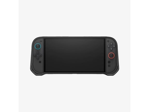 Spigen Rugged Armor, Omslag, Nintendo, Svart, Termoplastisk polyuretan (TPU), Nintendo Switch, Fallsäker, Reptålig