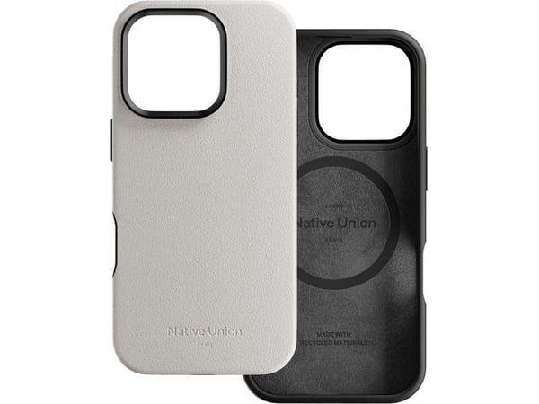 Native Union ACTCSE-SAN-NP24, Etui, Apple, iPhone 16, 15,5 cm (6.1"), Grå