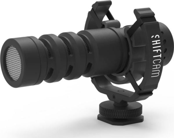 ShiftCam ProMic Shotgun, Mobiltelefon/smarttelefonmikrofon, -45 dB, 20 - 18000 Hz, 78 dB, Superkardioide, Kondensator