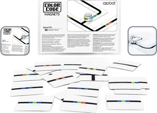 Ozobot MINT hastighetsett magnetiske fargekodelapper Color Code (035016-01)