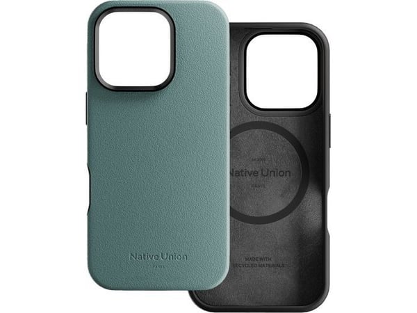 Native Union ACTCSE-GRN-NP24, Mobilskal, Apple, iPhone 16, 15,5 cm (6.1"), Grön