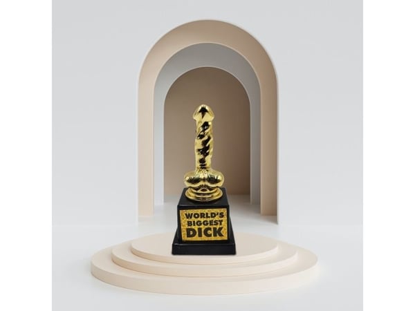 Thumbs Up Mad Monkey - trofé 'World's Biggest Dick'