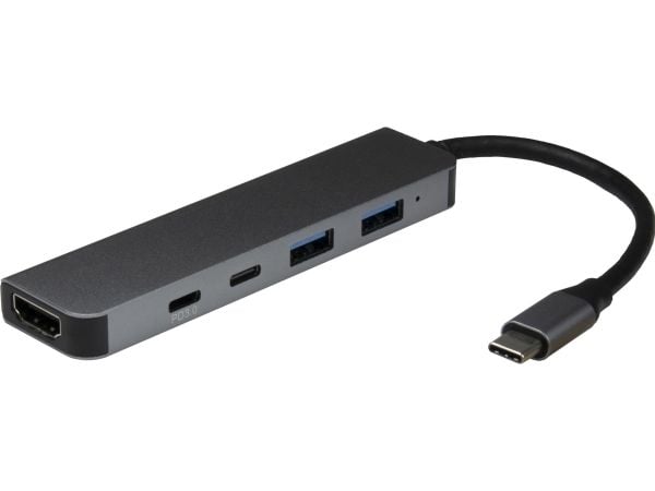 Inter-Tech Argus 5in1 USB-C telakointiasema Inter-Tech Argus 5in1 USB-C telakointiasema