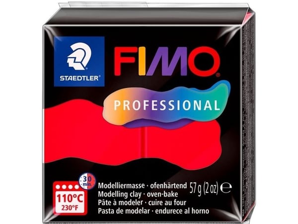 FIMO Mod.mass Fimo prof 57g röd