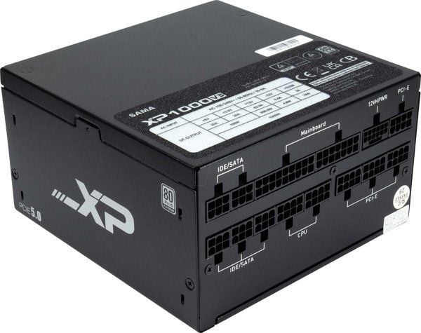 Inter-Tech SAMA XPH-1000A - Strømforsyning (intern) - ATX12V 3.0 - AC 100-240 V - 1000 Wh