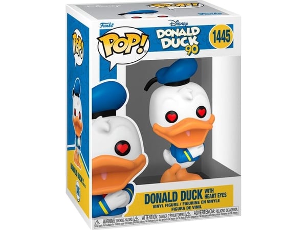 Funko Pop! hahmo Disney Aku Ankka sydänsilmillä 10cm