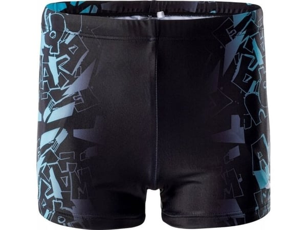 AquaWave svømmeføtter ATOS JR BLACK SCUBA BLUE LOGO PRINT 158
