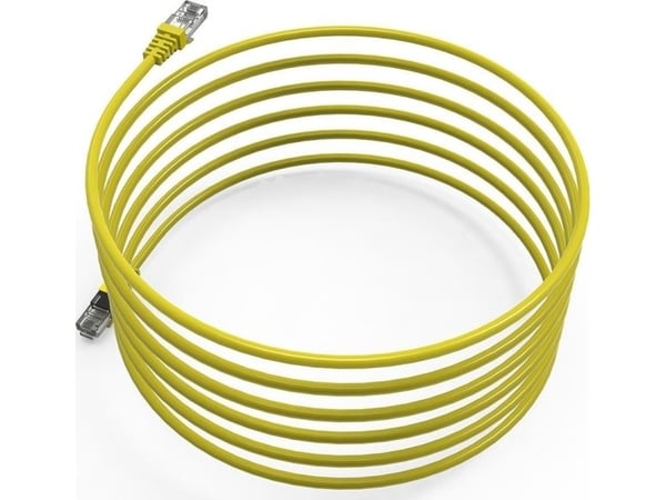 Inca CAT6 RJ45 5 m, 5 m, Cat6, U/UTP (UTP), RJ-45, RJ-45, Gult
