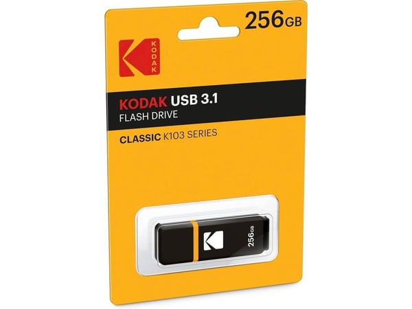 Kodak Classic K103 Series - USB-flashstasjon - 256 GB - USB 3.1 Gen 1