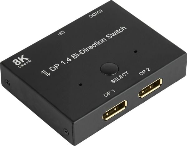 Good Connections Good Connections DP1.4 switch 2-veis bidireksjonell 8K@30Hz