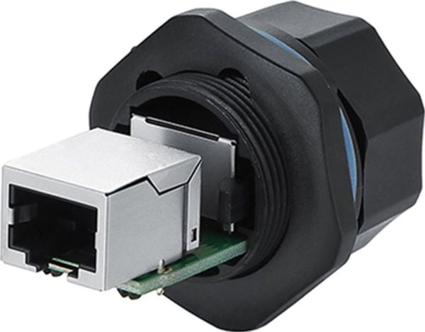 Alcasa IC06-R102, RJ45, Sort, Kopper, Plast, Silikagel, IP65, IP67, -40 - 80 °C