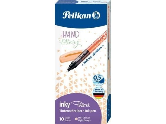 Pelikan Inky 273, Tynn spiss, Oransje, 10 stykker