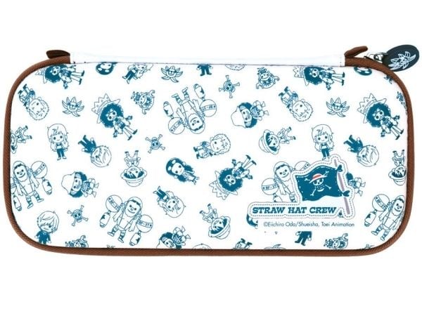 FR-TEC Switch & Switch Lite One Piece Bag “Chibi” bæreveske Nintendo Switch Blå Brun Hvit Nintendo Switch Switch Lite (OPSWBAGCHIBI)