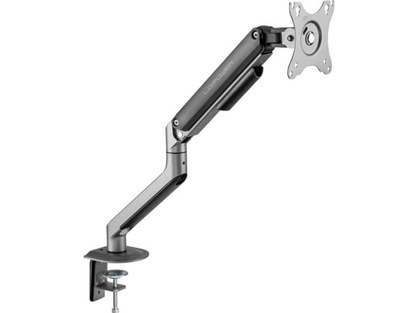 LC Power LC-EQ-A32B - Monteringssett (leddarm) - for LCD-skjerm - metall, plastikk - svart, antrasitt - skjermstørrelse: 17"-32" - skrivebordsmonte...
