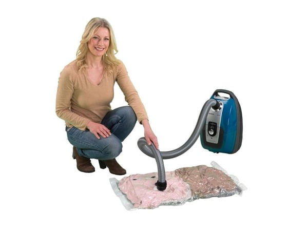 WENKO 52630100, Myk klesoppbevaringsbag, Gjennomsiktig, Plast, 90 cm, 55 cm, 90 cm