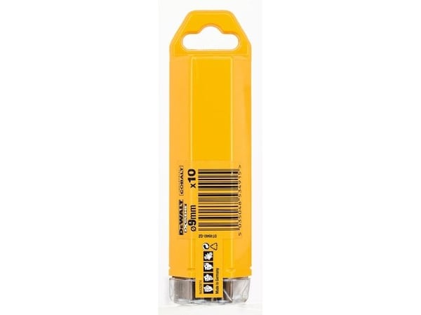 DEWALT WIERTŁO KOBALTOWE DO METALU 9,0mm 10szt.