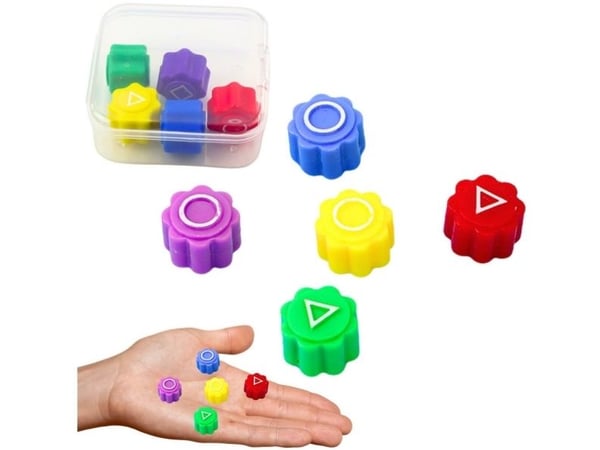 LeanToys brettspill-/spillsaker til Gonggi Hacele-spill Squid Games etui 5 stk A LEAN TOYS