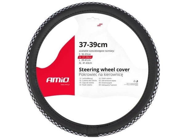 AMiO rattdeksel/trekk til bil SWC-60-M 37–39 cm amio-04170 AMiO rattdeksel/trekk til bil SWC-60-M 37–39 cm amio-04170