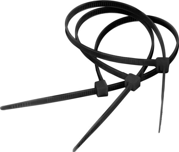 Puristin 4,8 mm/30 cm musta Cabletech 50kpl.