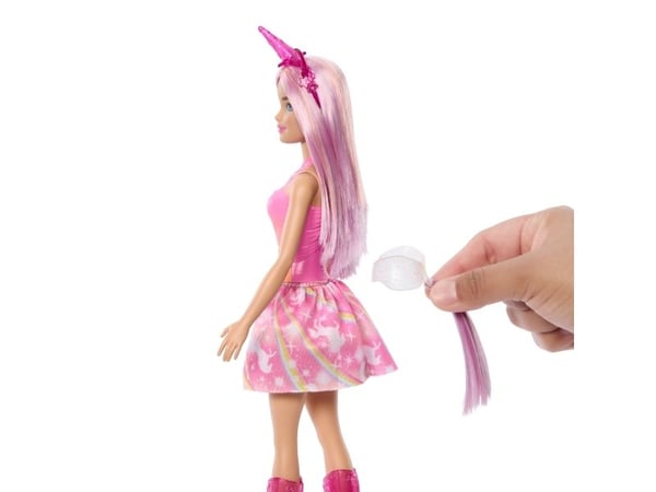 Barbie-nukke Mattel Barbie yksisarvinen nukke, vaaleanpunainen asu