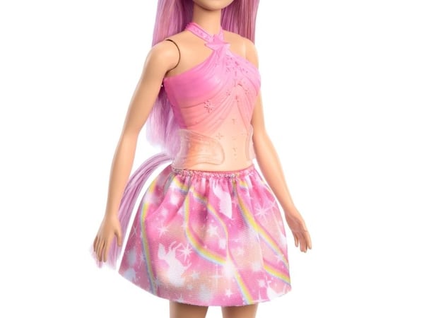 Barbie-nukke Mattel Barbie yksisarvinen nukke, vaaleanpunainen asu