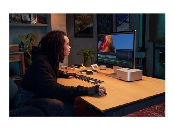 Apple Studio Display Standard glass - LCD-skjerm - 27" - 5120 x 2880 5K - 600 cd/m² - Thunderbolt 3 - høyttalere med sub-bass